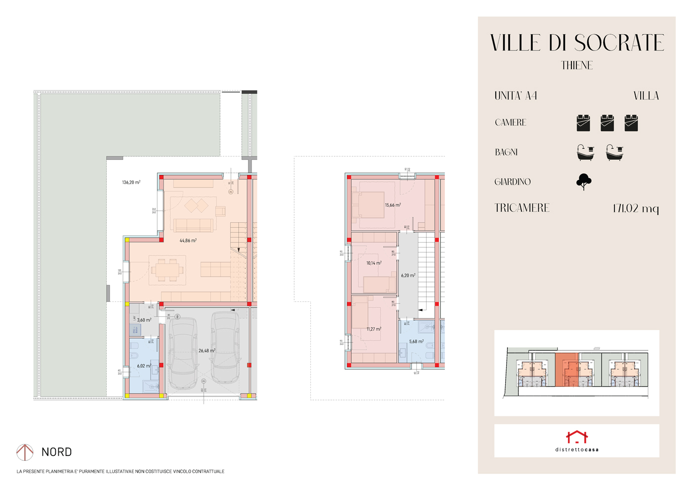 Planimetria Villa A4