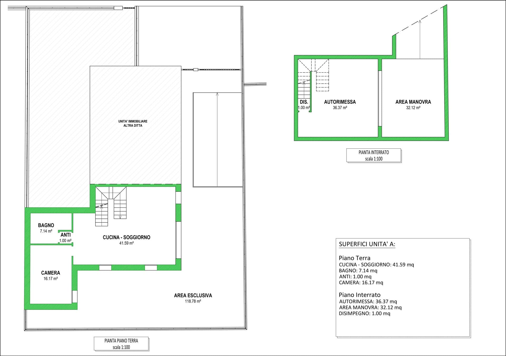 Planimetria Appartamento A