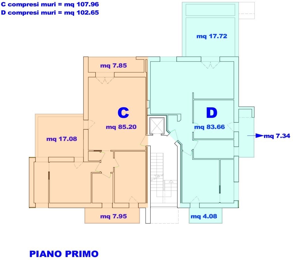 Planimetria Appartamento C
