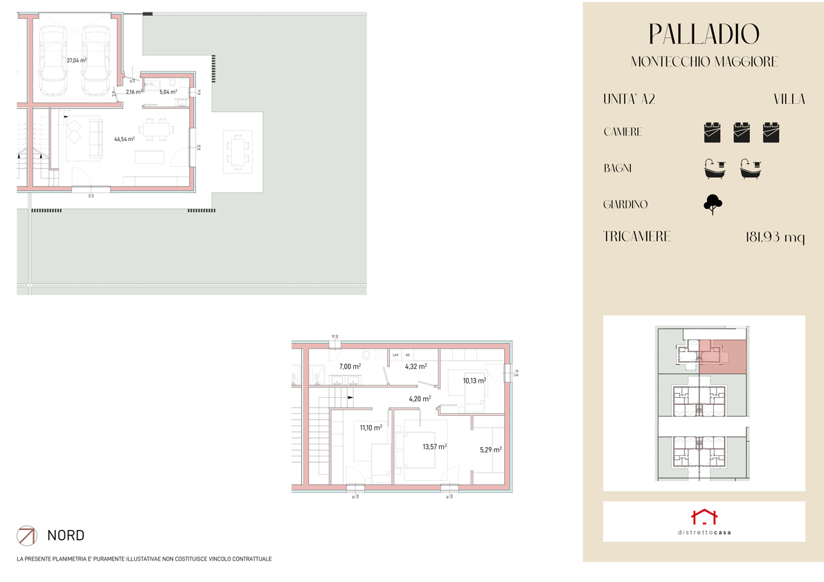 Planimetria Villa A2