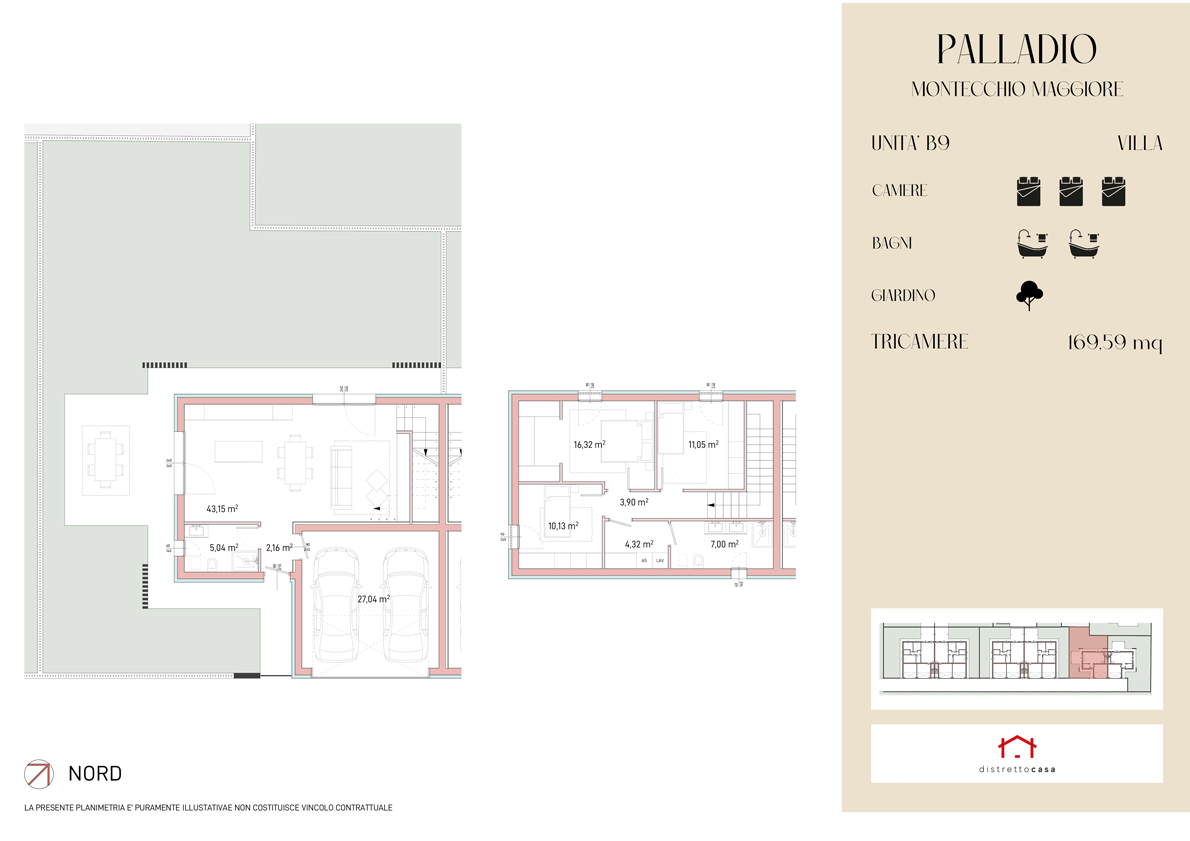 Planimetria Villa B9