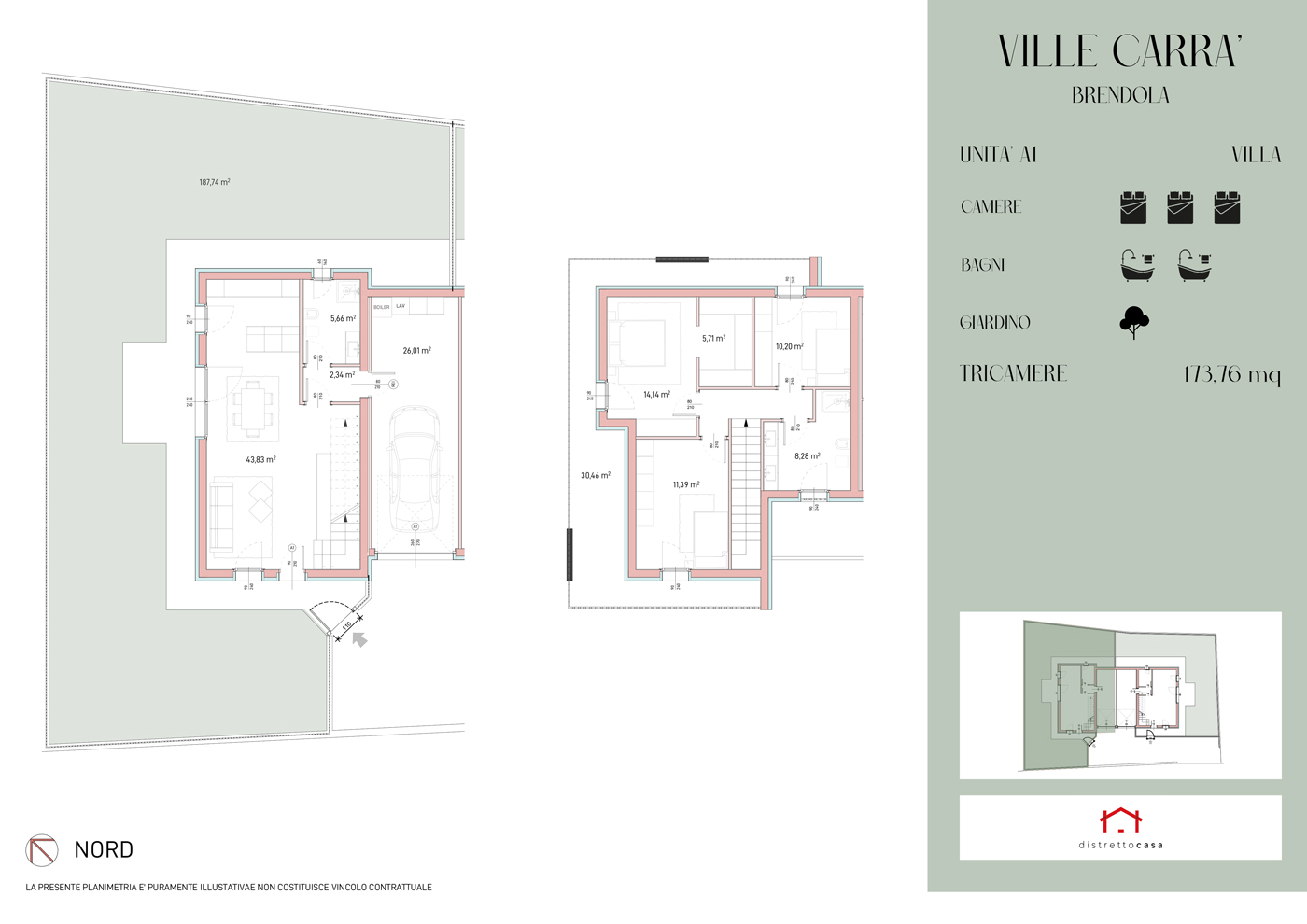 Planimetria Villa A1