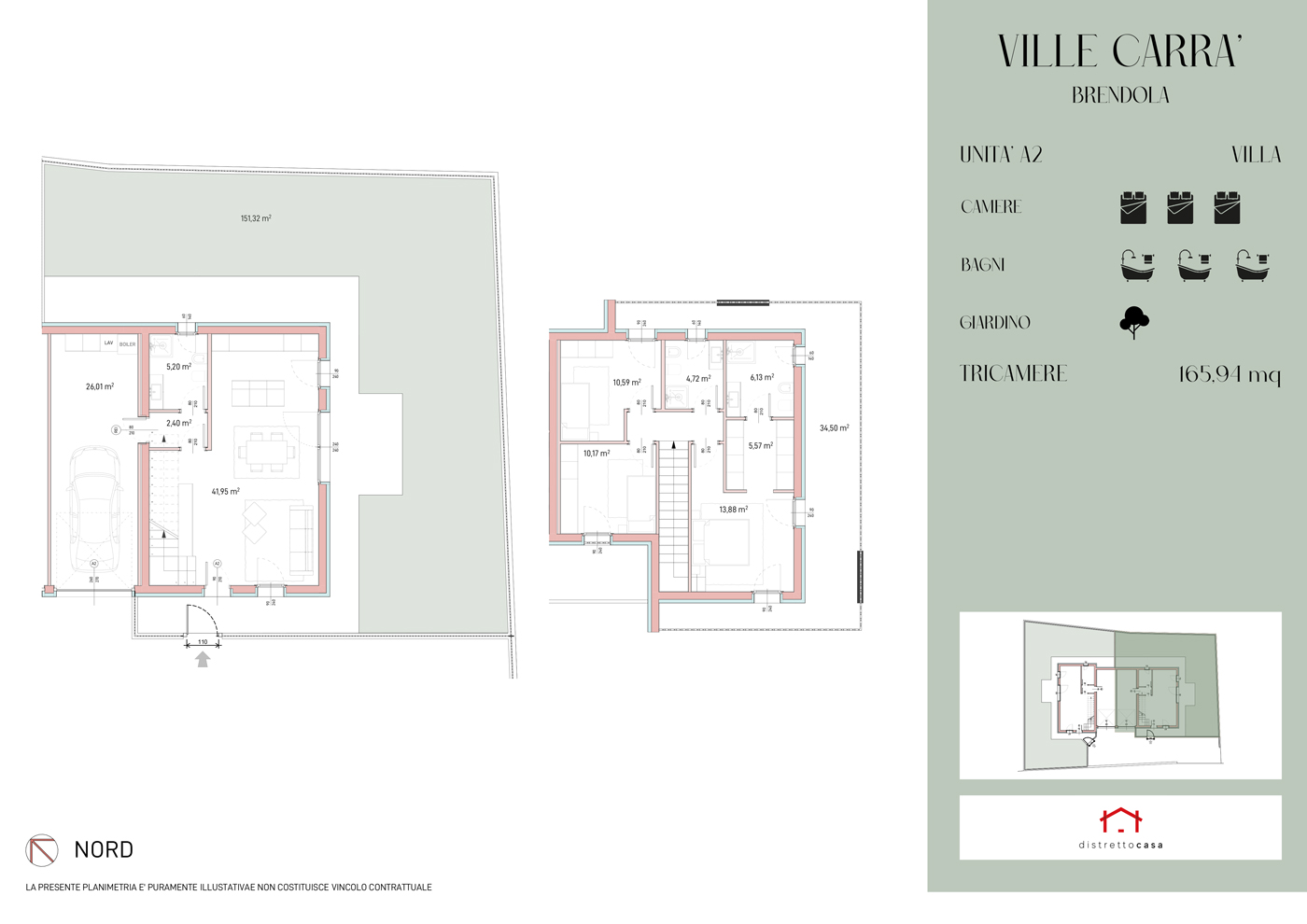 Planimetria Villa A2